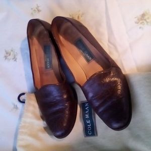 Vintage Cole haan loafers alligator loafers